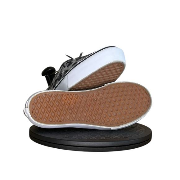 Womens Vans Old Skool Platform Lift Leopard Sneakers Size 6.5 Black White - Picture 5 of 6